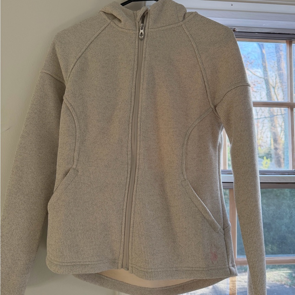 Spyder Cream Fleece Jacket